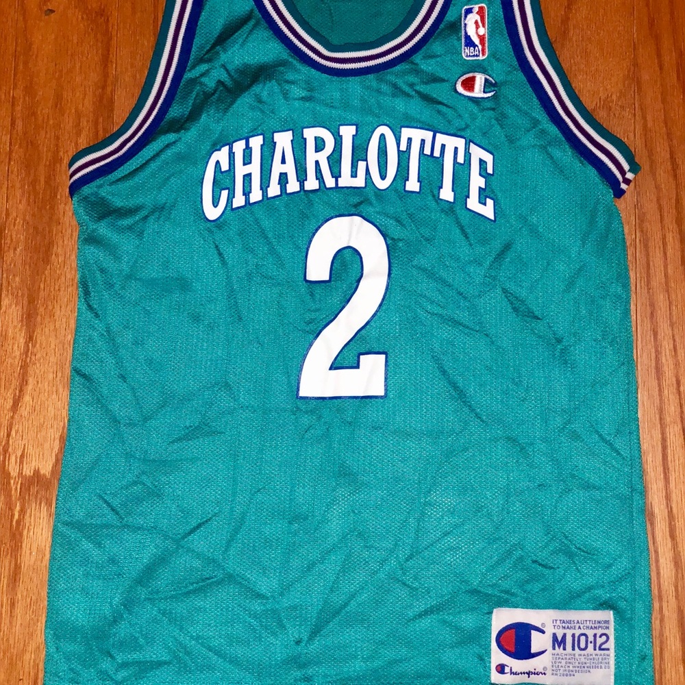 Vintage Champion Charlotte Hornets Jersey